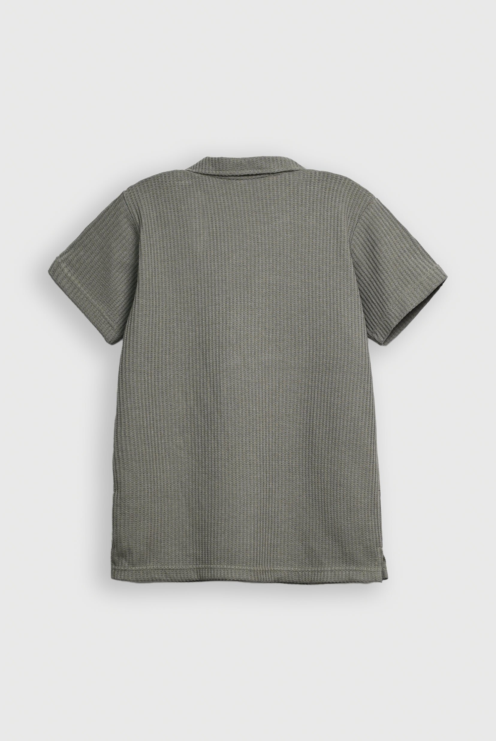 Olive Waffle Revere Polo - Smart Fit - Men