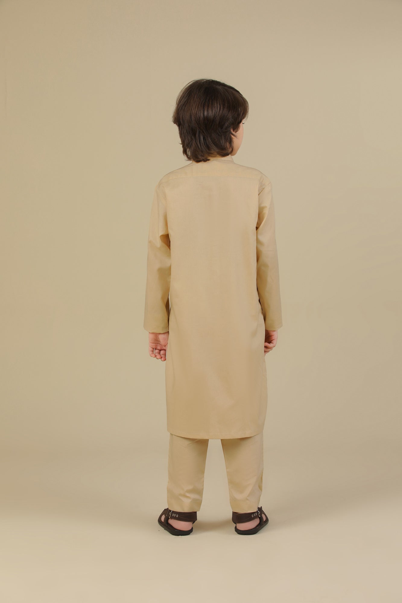 Ivory Soft Cotton Kurta Trouser - Kids