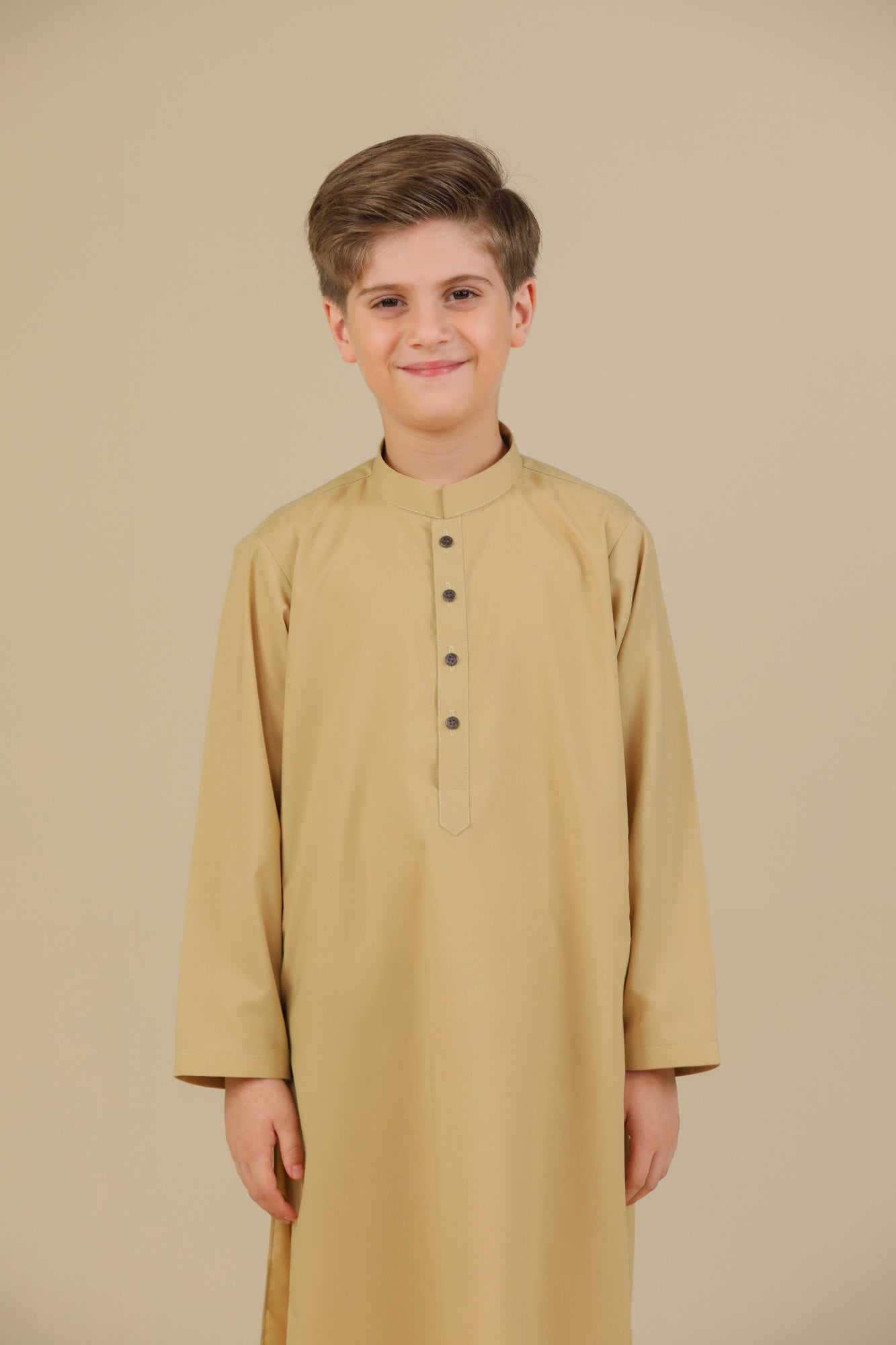Ivory Blended Kurta Trouser - Kids