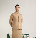 Camel Soft Cotton Waistcoat - Men