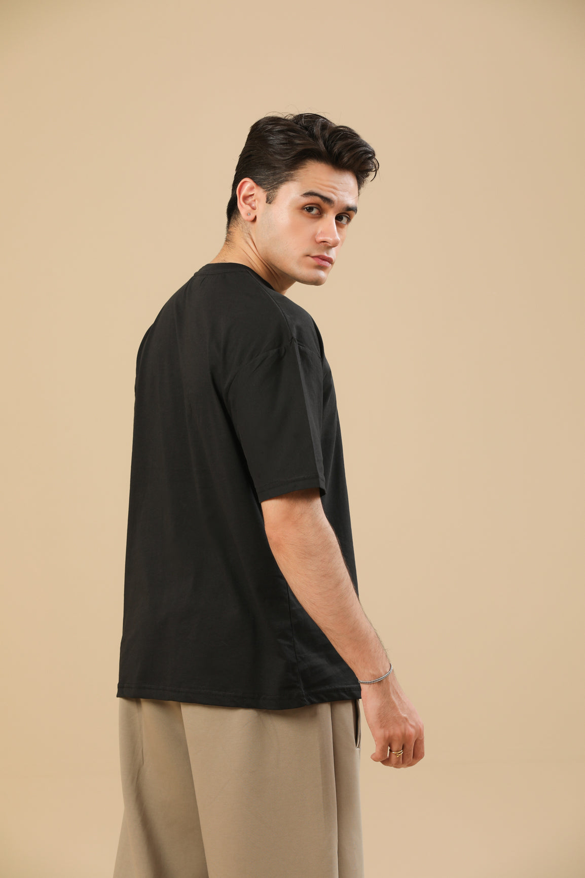 Weekend Oversized Tee in Black - Men