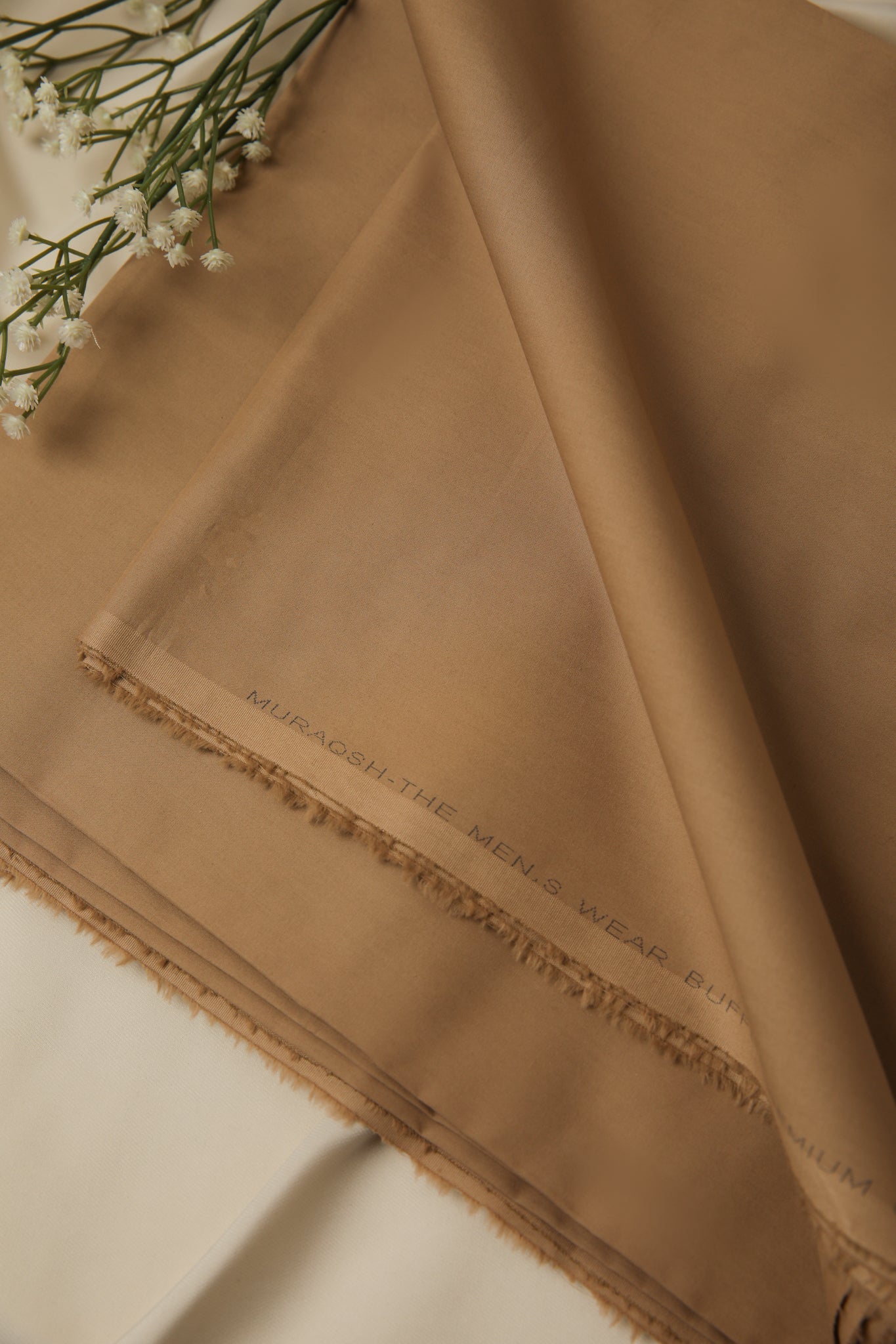 Camel Soft Cotton Unstitched - Menswear – Muraqsh