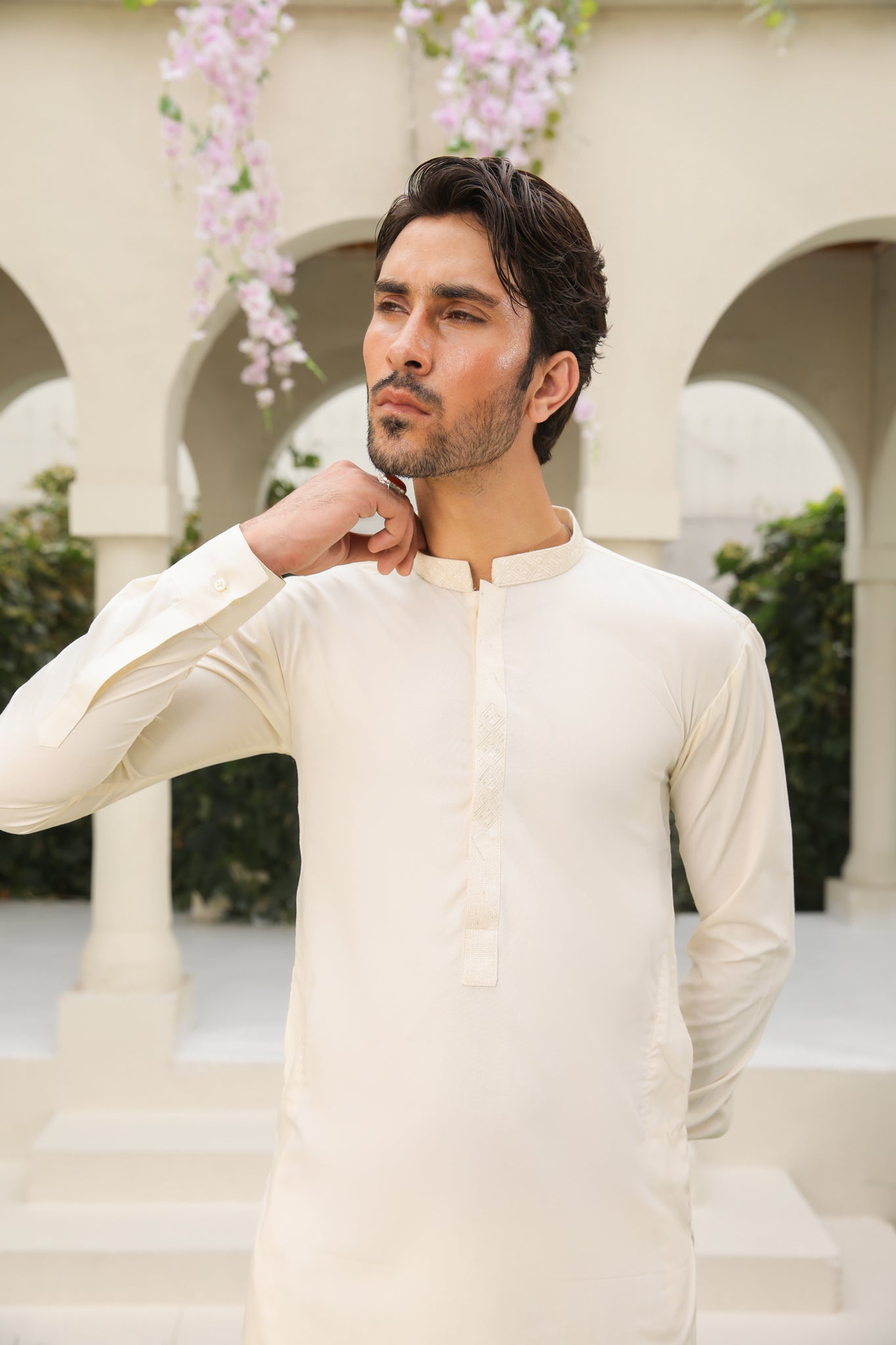 Boy Collar Designer Suit Collar Salwar Kameez Gents Suit Design